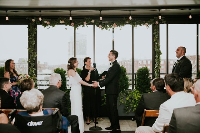 lisa traina - wedding officiant - april & nick